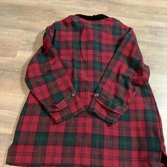 The Limited Wool Blend Button Down Jacket Womens Medium Plaid - Picture 2 of 7